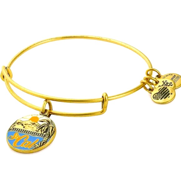 PRICE DROP! NWT, Alex and Ani, So Cal Expandable Bracelet - Picture 2 of 3